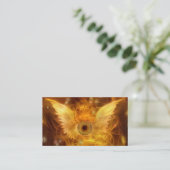 Flaming God Visitekaartje (Staand voorkant)