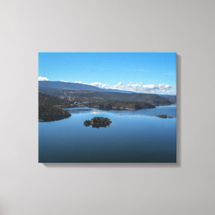 Flaming Gorge Lake Canvas Afdruk