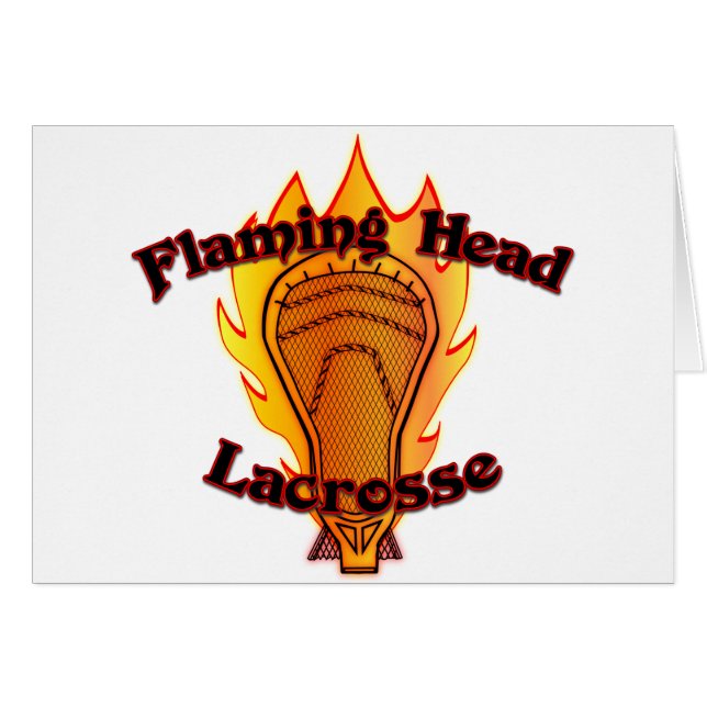Flaming Head Lacrosse (Voorkant Horizontaal)