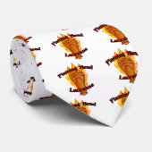 Flaming Head Lacrosse Stropdas (Opgerold)