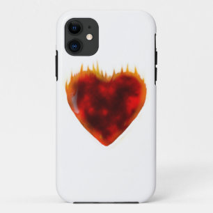 Flaming Heart iPhone 11 Hoesje