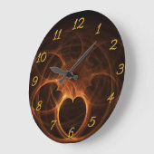 Flaming Heart Coil Grote Klok (Hoek)