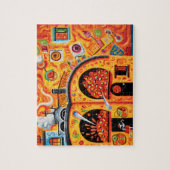 Flaming Hot Pizza Legpuzzel (Verticaal)