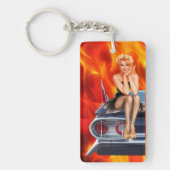 Flaming Hot Sleutelhanger (Voorkant)