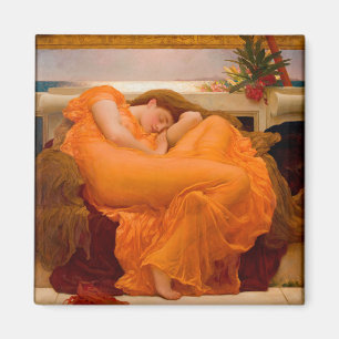 Flaming June by Frederic Lord Leighton 1830 Magneet