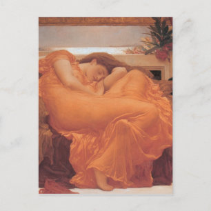 Flaming June by Frederick Leighton Briefkaart