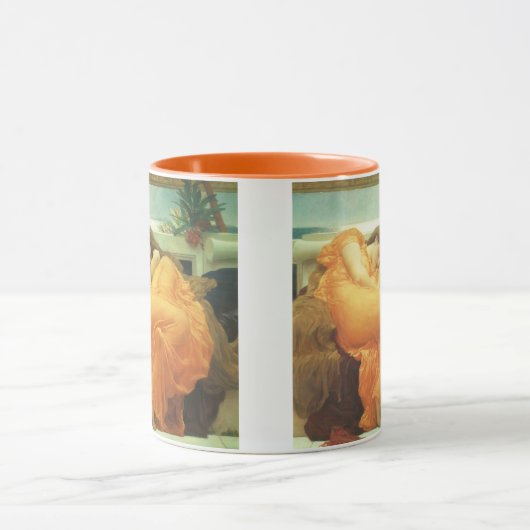 Flaming June door Lord Frederic Leighton Mok (Midden)