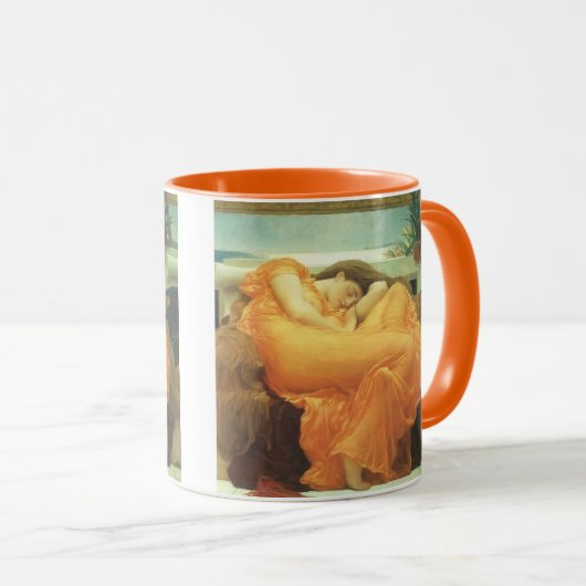 Flaming June door Lord Frederic Leighton Mok (Voorkant rechts)