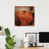 Flaming June door Lord Frederic Leighton Poster (Thuiskantoor)