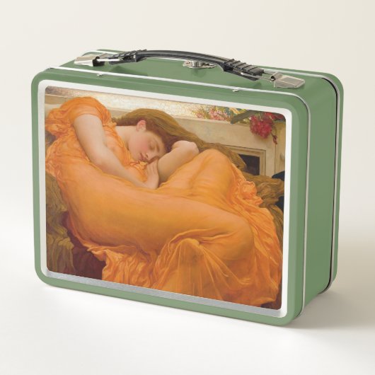 Flaming June door Sir Frederic Leighton (Achterkant)