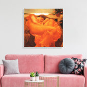 Flaming June Frederic Leighton Fine Art Canvas Afdruk (Insitu (Woonkamer))