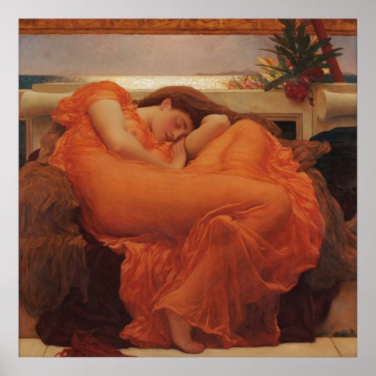 Flaming June Frederic Leighton Impression d'art fi (Devant)