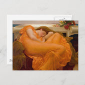 Flaming June - Frederic Lord Leighton Briefkaart (Voorkant / Achterkant)