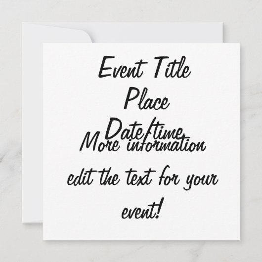 Flaming June Kaart (Achterkant)