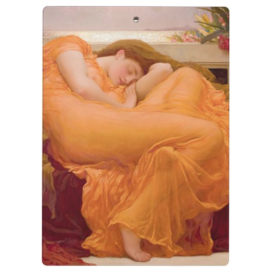 Flaming June  Klembord (Achterkant)