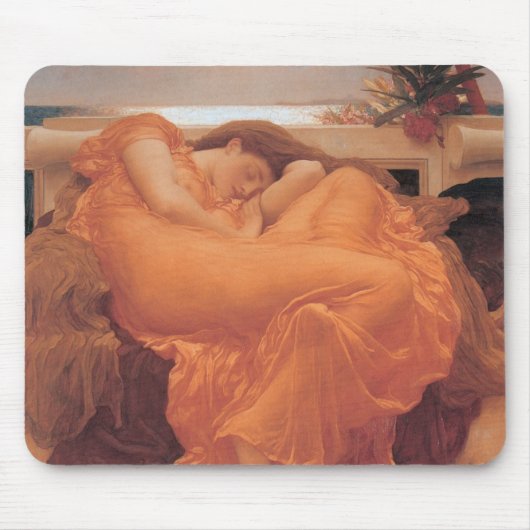 Flaming June Mousepad Muismat (Voorkant)