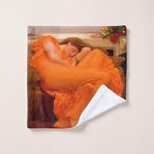 Flaming June par Lord Frederic Leighton (Gant de toilette)