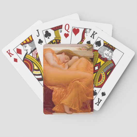Flaming June  Pokerkaarten (Achterkant)