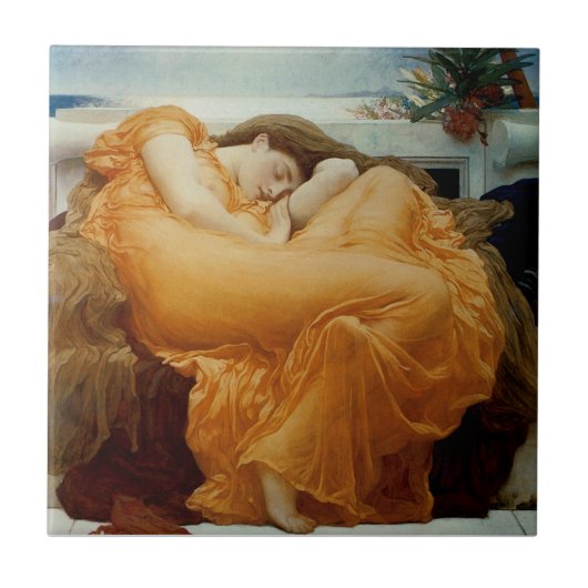 Flaming June Tegeltje (Voorkant)
