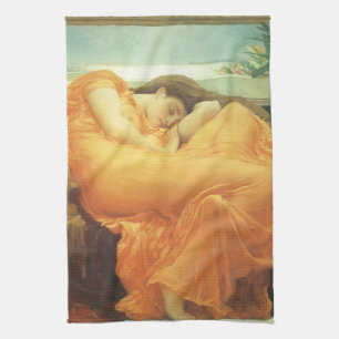 Flaming June van Lord Frederic Leighton Theedoek