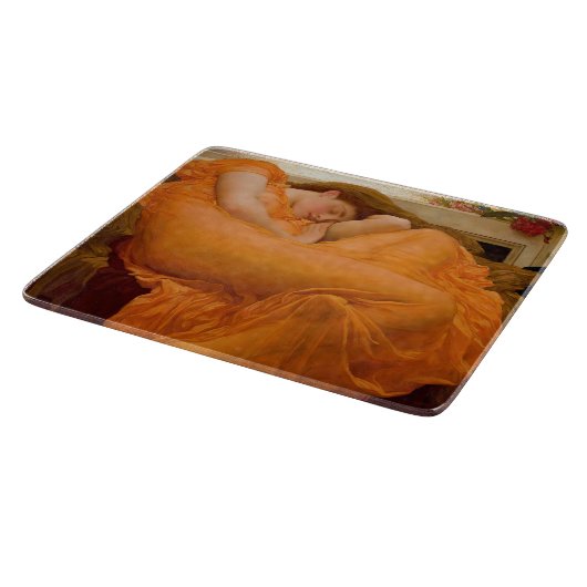 Flaming June van Sir Frederic Leighton  Snijplank (Hoek)