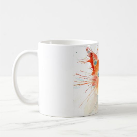 Flaming Kitty Mug (Gauche)