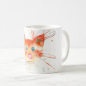 Flaming Kitty Mug Koffiemok (Voorkant rechts)