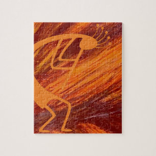 Flaming Kokopelli Legpuzzel