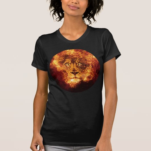 Flaming Lion uit Judah T-shirt (Voorkant)