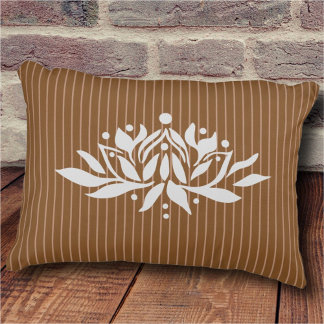 Flaming Lotus Flower Accent Kussen