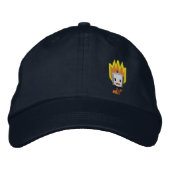 Flaming Mattson Marshmallow Pet: Linkervoorstijl Geborduurde Pet (Voorkant)