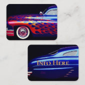 Flaming Mercury Visitekaartje (Voorkant / Achterkant)