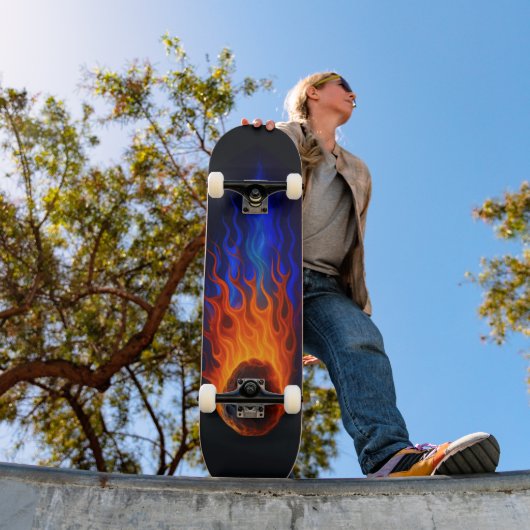 Flaming Meteor Skateboard (Buiten 1)