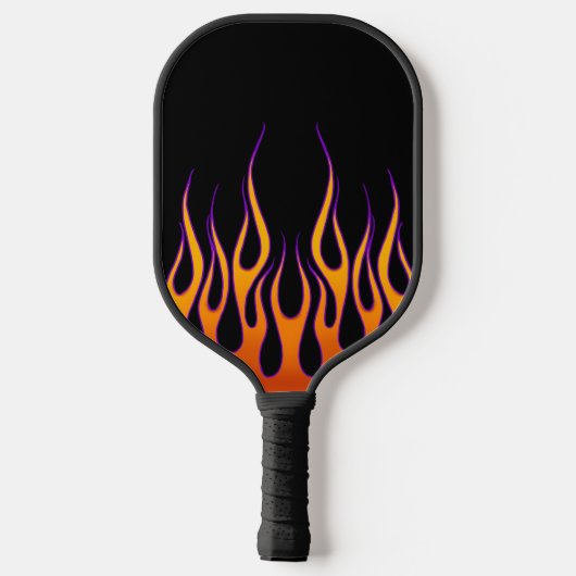 Flaming out pickleball paddle (Achterkant)