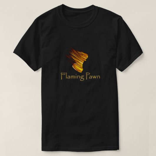 Flaming Pawn T-shirt (Design voorkant)