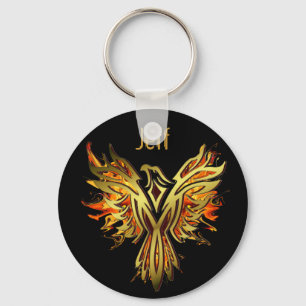 Flaming Phoenix Sleutelhanger