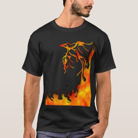 Flaming Phoenix T-shirt (Voorkant)