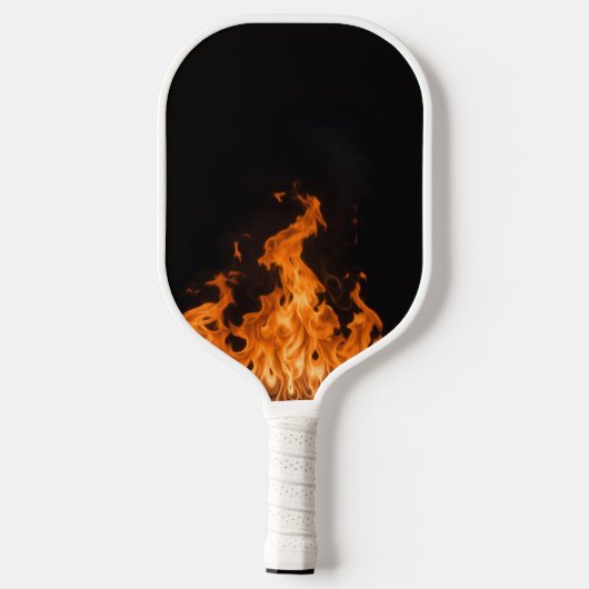 Flaming  pickleball paddle (Achterkant)