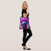 Flaming Punk Skull Tas (Op model)