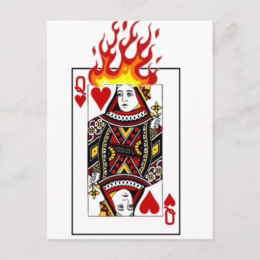 Flaming Queen Briefkaart (Voorkant)