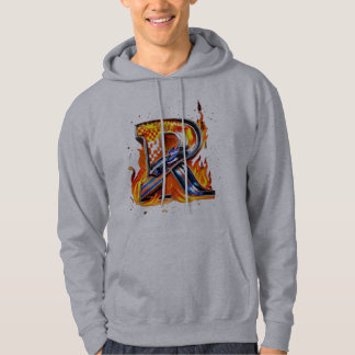 "Flaming 'R' Biker Sweat - shirt à capuche