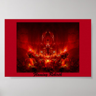 Flaming Regeboorte Poster