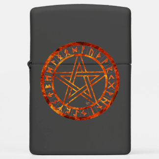 Flaming Rune Pentacle