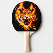 Flaming Tiger Monogram Pickleball Paddle Tafeltennisbatje (Voorkant)