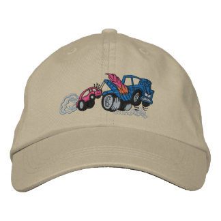 Flaming Tow Truck Geborduurde Pet