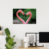 Flamingdruk Poster (Thuiskantoor)