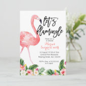 Flamingle 30e anniversaire Invitation (Debout devant)