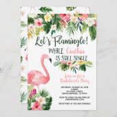 Flamingle - Bachelorette Invitation (Devant / Derrière)