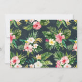 Flamingle Bachelorette Week-end Invitation Itinéra (Dos)