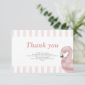 Flamingle Carte de remerciements (Debout devant)